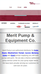 Mobile Screenshot of meritpump.com